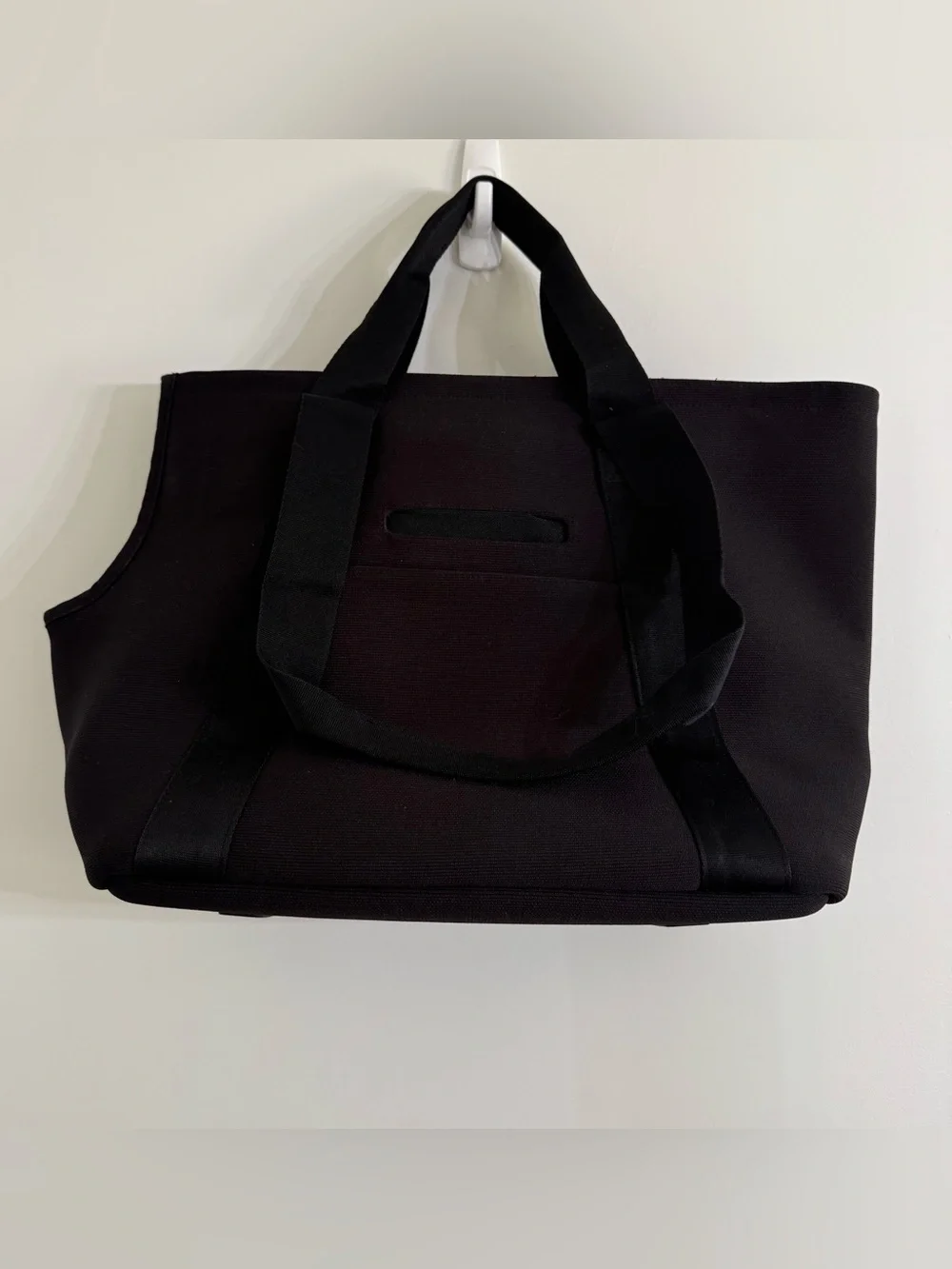Wild One Everyday Pet Carrier Cotton Dog Tote - Black